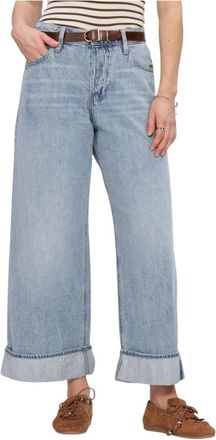G-Star Jeans, Dames, Blauw, W32 L32, Katoen, Roxx Wide Jeans