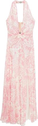Versace Underwater Barocco avondjurk - Beige