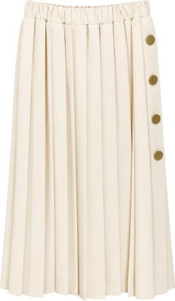 Jucca Midi Rokken - Dames - Midirokken - Beige - L - Rokken