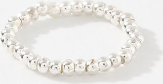 Simons Womens Metallic bead toe ring