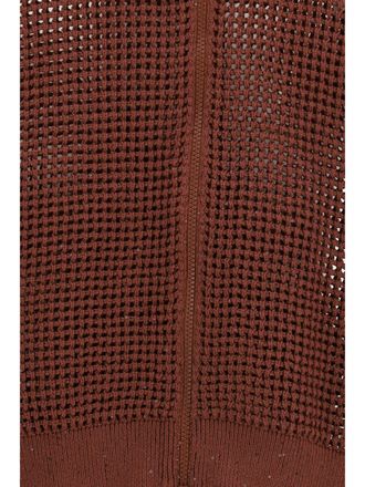 Brunello Cucinelli Cotton Mesh Cardigan