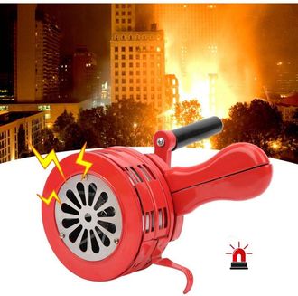 OEM Sirena Port&aacute;til De Manivela, Potente Alarma Manual De 120 Db Para Escuelas, Tropas Y Situaciones De Emergencia En La Construcci&oacute;n