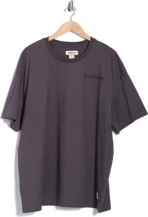 CAT Boxy Cotton T-Shirt in Slate at Nordstrom Rack, Size Xx-Large