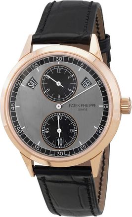 Patek Philippe Complications 18kt Rose Gold Automatic Grey Dial Mens Watch 5235/50R-001