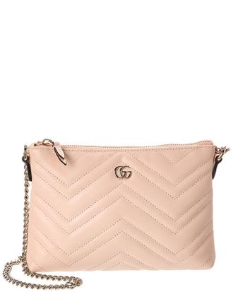 Gucci Gg Marmont Leather Pochette