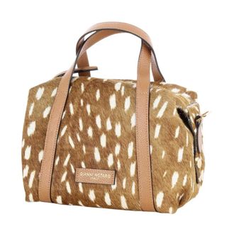 Carol J. Bolso Tote de Cuero Repujado Tejido - Bags - Mujer - Marr&oacute;n - ONE SIZE