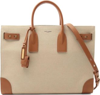 Saint Laurent Borsa a mano Shin grande 2021 - Toni neutri