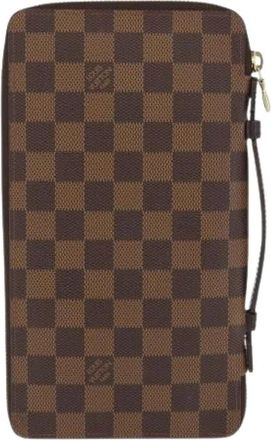 Louis Vuitton Pre-owned Vintage Clutch - Dames - Vintage Clutch - Bruin - ONE Size - Leer - Vintage
