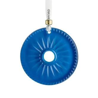 Waterford New Year Disc Firework Blue