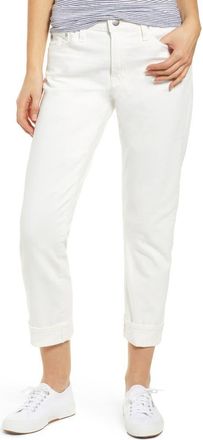 AG - Adriano Goldschmied The Ex-Boyfriend Crop Slim Jeans in 1 Year Tonal Wh at Nordstrom Rack, Size 23