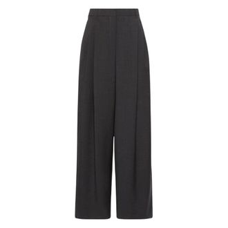 Max Mara Smmtaro Broek - Dames - Broeken - Grijs - Maat: XS Zijde