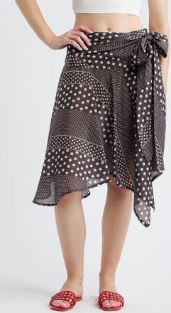 Damson Madder Parker Sash Skirt in Dark Brown at Nordstrom, Size 10 Us