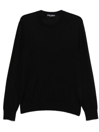 Dolce & Gabbana fine-knit sweater - Black