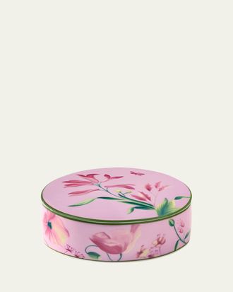 Ginori 1735 Florenza Malva Round Covered Box