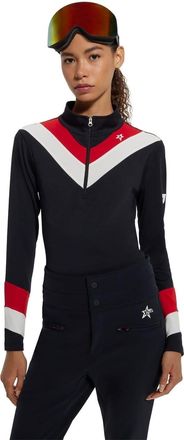 HUGO BOSS Womens Color Block Ribbed Cuff Ski Jacket in Black - Size 16 UK