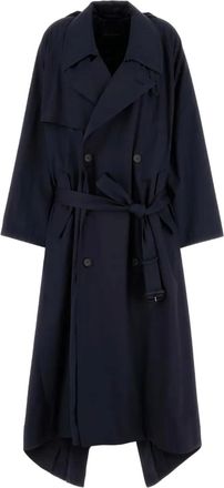Balenciaga Trench doppiopetto con cintura - Nero