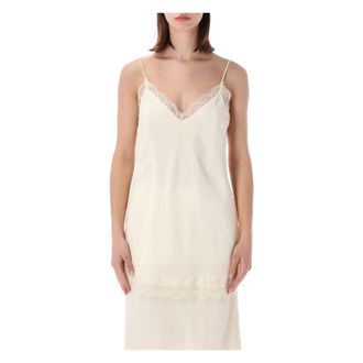 R&oacute;he Sleeveless Tops, female, Beige, Size: XS Lace Top