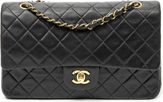 Chanel Pre-owned Womens Classic Double Flap 26 Shoulder Bag - Black - One Size