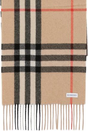 Burberry Check Fringed Scarf