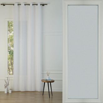 Febronie Cortina con ojales polyalgod&oacute;n 140x290 blanco