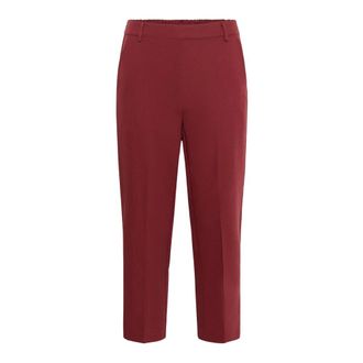 Kaffe Pantaloni cropped - - Trousers - Donna - Rosso - S