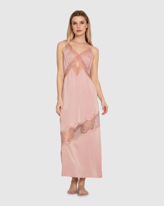Belle & Bloom Heavenly Bodies Lace Slip Dress