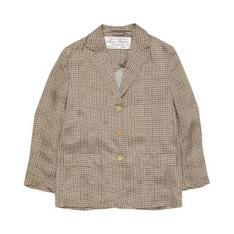 Acne Studios Jassen, Dames, Beige, M, Beige Cupro Jas Ah 0321