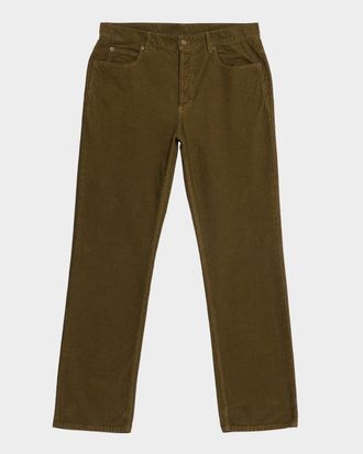 Saint Laurent Men & apos;s Vintage Corduroy Straight-Leg Jeans