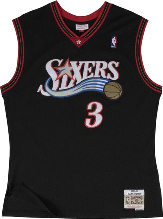 Mitchell & Ness NBA Swingman Jersey Philadelphia 76ers Road 2000-01 Allen Iverson Black SMJYGS18201-P76BLCK00AIV