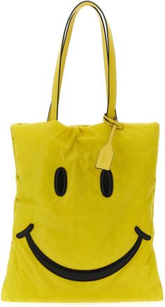 Moschino Yellow Smiley Tote Bag