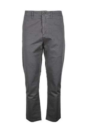 Department Five Grey Stretch Cotton Pants