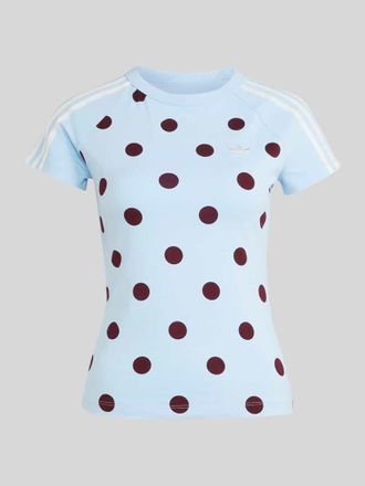 adidas Originals Slim Fit T-Shirt Modell CALI in Hellblau, Gr&ouml;&szlig;e XS