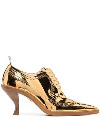 Thom Browne Metallic brogues - Goud