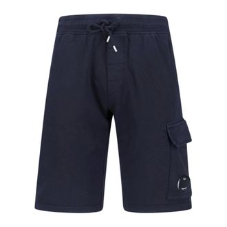 C.P. Company Casual Shorts, male, Blue, Size: M Cargo Shorts