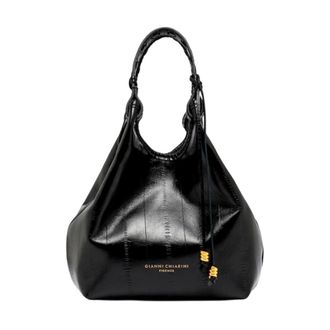 Gianni Chiarini Handbags, female, Black, Size: ONE SIZE Dua Bag