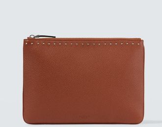 Valentino Garavani Rockstud leather pouch