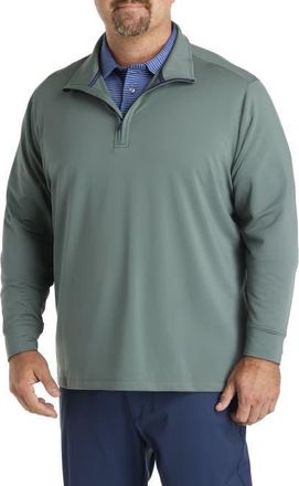 Vineyard Vines Big & Tall Clubhouse Performance 1/4-Zip Pullover in Balsam at Nordstrom, Size 5X Big