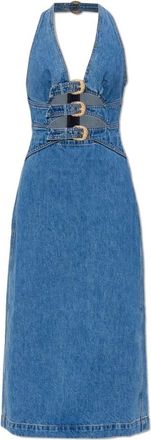 Cult Gaia Estelle Denim Jurk - Dames - Casual kleedjes - Blauw - 3XS - Denim - Kleedjes