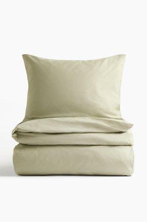 H&M Einzelbettw&auml;sche aus Baumwolle - Green