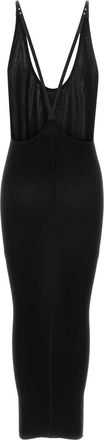 Dsquared2 Womens Viscose Dress Black Elastane