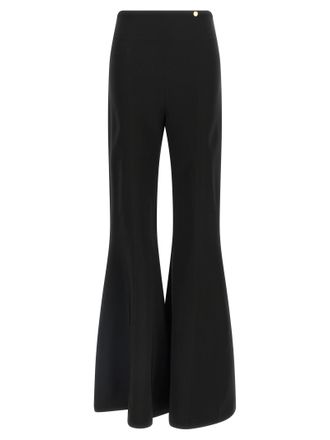 Catalina Furniture Black Triacetate Flared Womens Pants