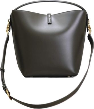 Generic Compatible For Handbag Bucket Bag Womens Large-Capacity One-Shoulder Tote Commuter Messenger(Army Green)