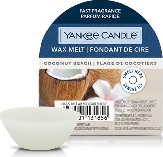 Yankee Candle Company Coconut Beach, cera da fondere Yankee Candle per bruciatore