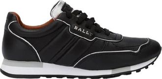 Bally Glarys Leather Low-Top Sneakers, Brand Size 35 ( US Size 4.5 )