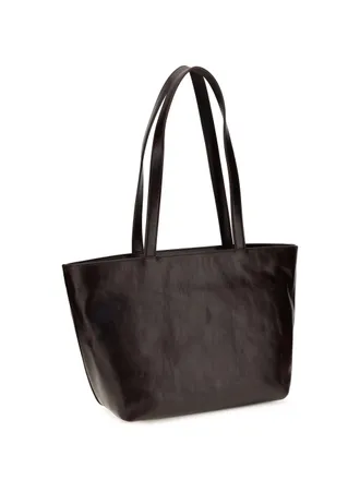 Alexander Wang Womens Tote Bag Punch Leather Oxblood Calf Shoulder