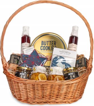 OEM Cesta De Regalo Con Galletas, Set De Regalo De Navidad