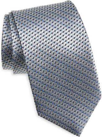 David Donahue Silk Tie in Charcoal at Nordstrom