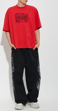 VETEMENTS T-shirt With Print, Mens, Red
