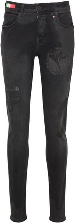 Carlo Colucci Heren, Jeans, Zwart, Maat: W31