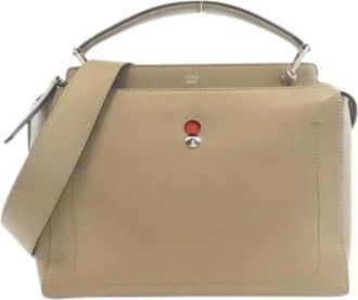 Fendi Pre-owned Handbags, female, Beige, Size: ONE SIZE Pre-owned Vintage Handbag